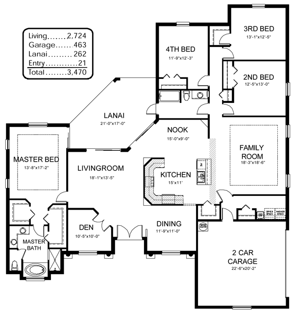 Don Gregorio floorplan