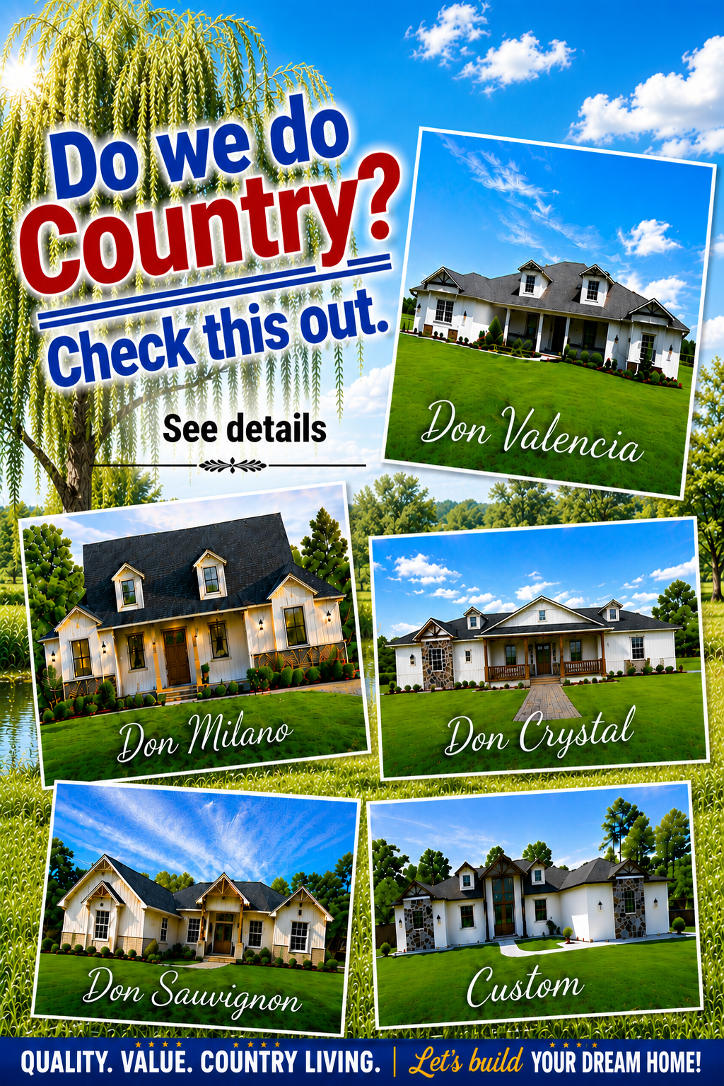 Country Home Models